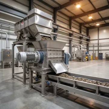 Custom industrial crusher and feeder system