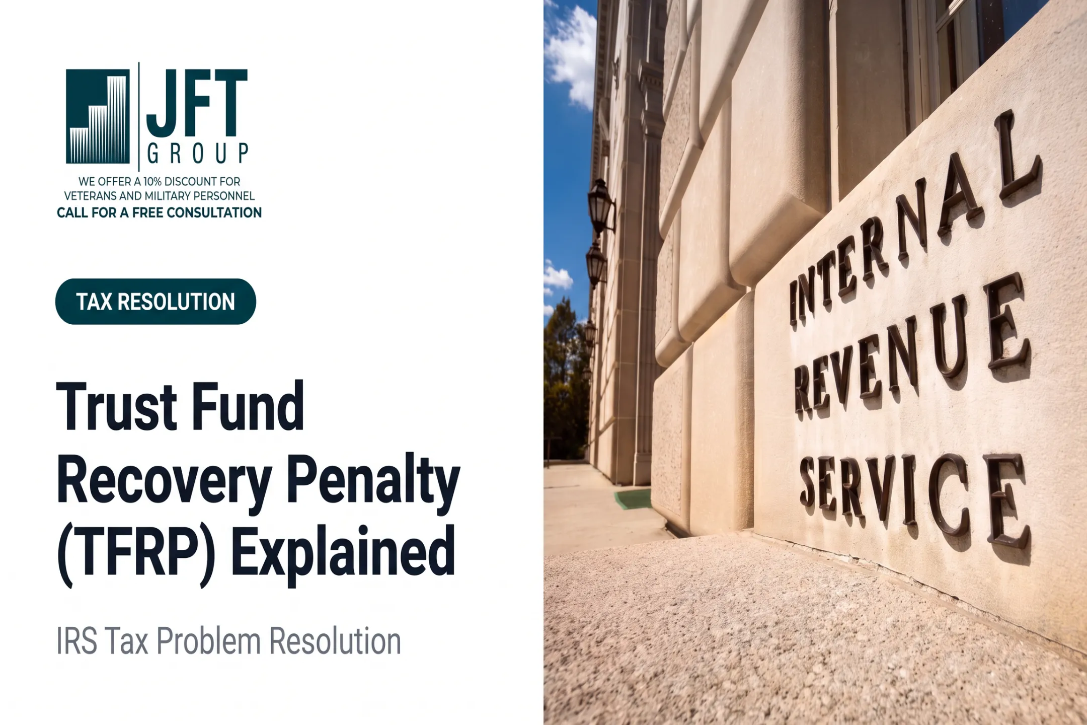Trust Fund Recovery Penalty (TFRP) Explained