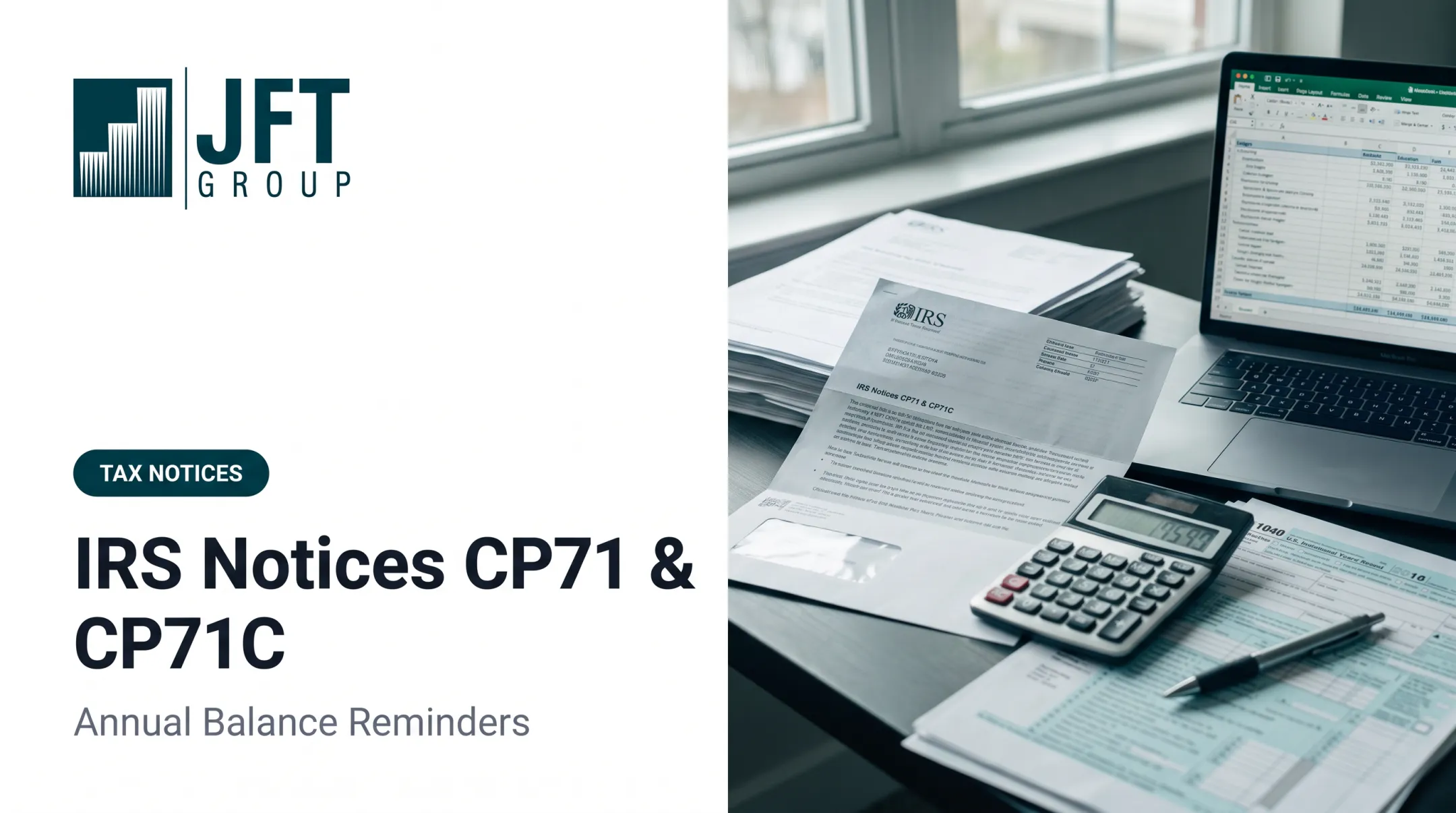 IRS Notices CP71 & CP71C: Annual Balance Reminders