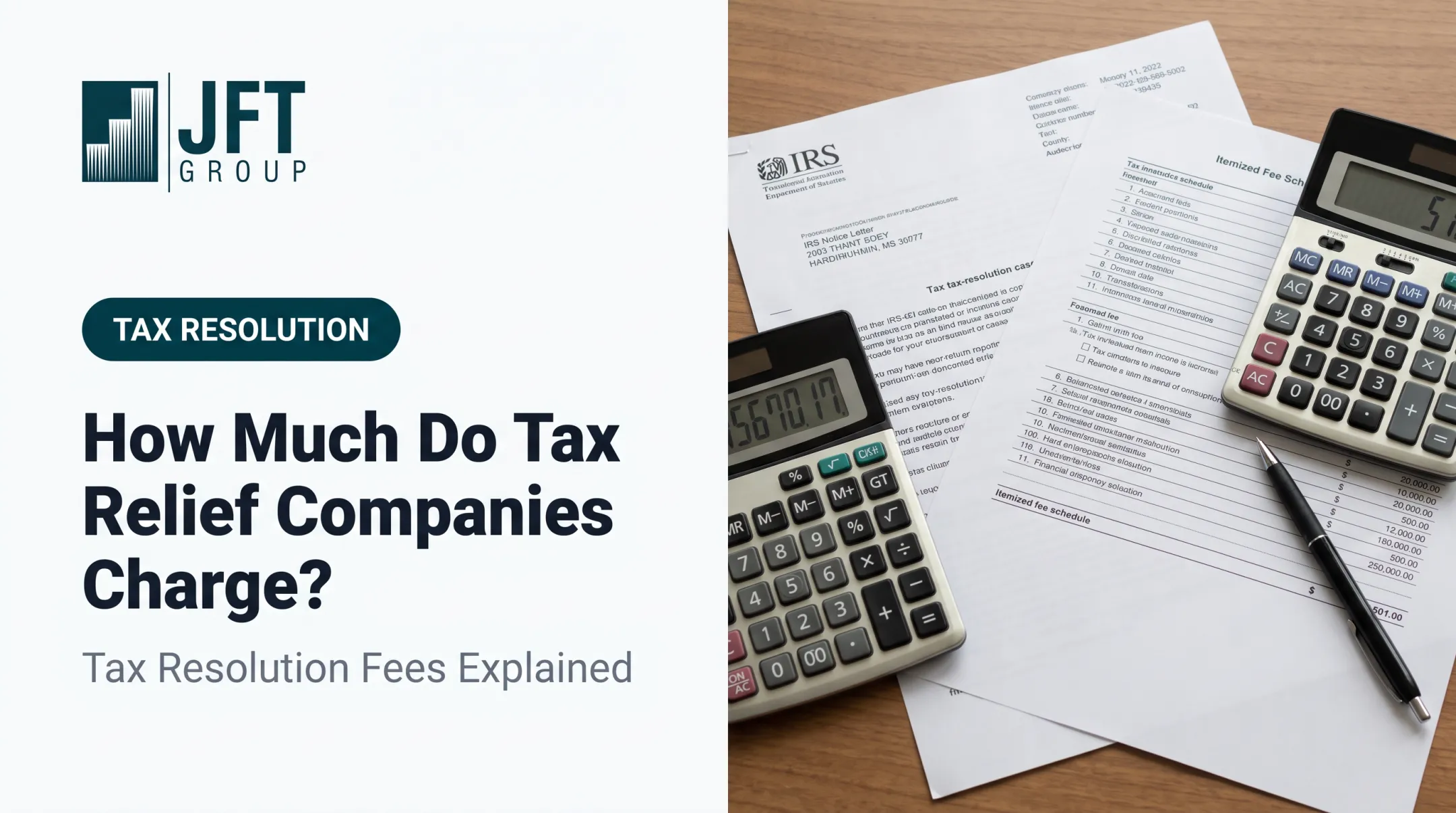 How Much Do Tax Relief Companies Charge?