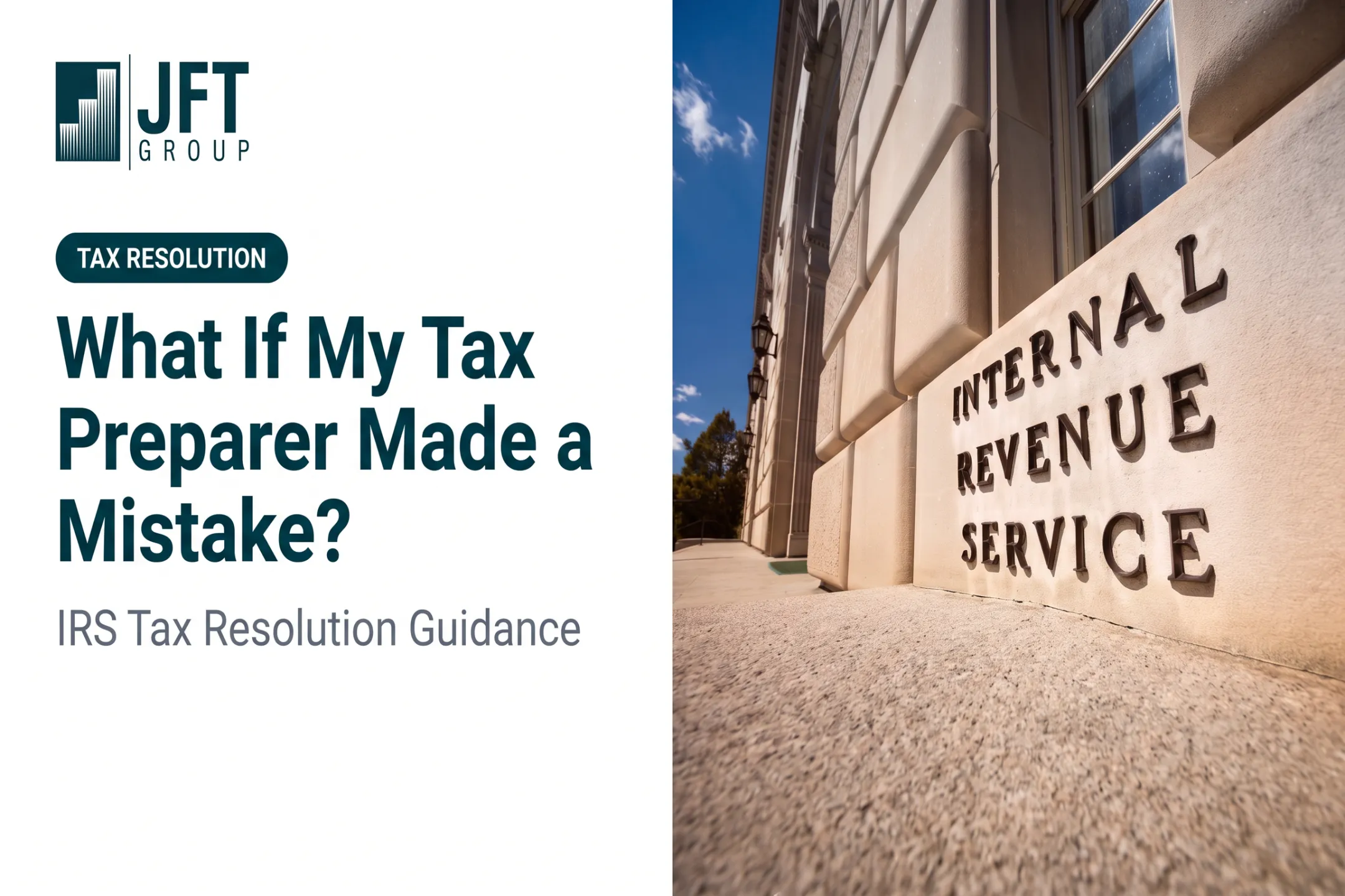 What If My Tax Preparer Made a Mistake?