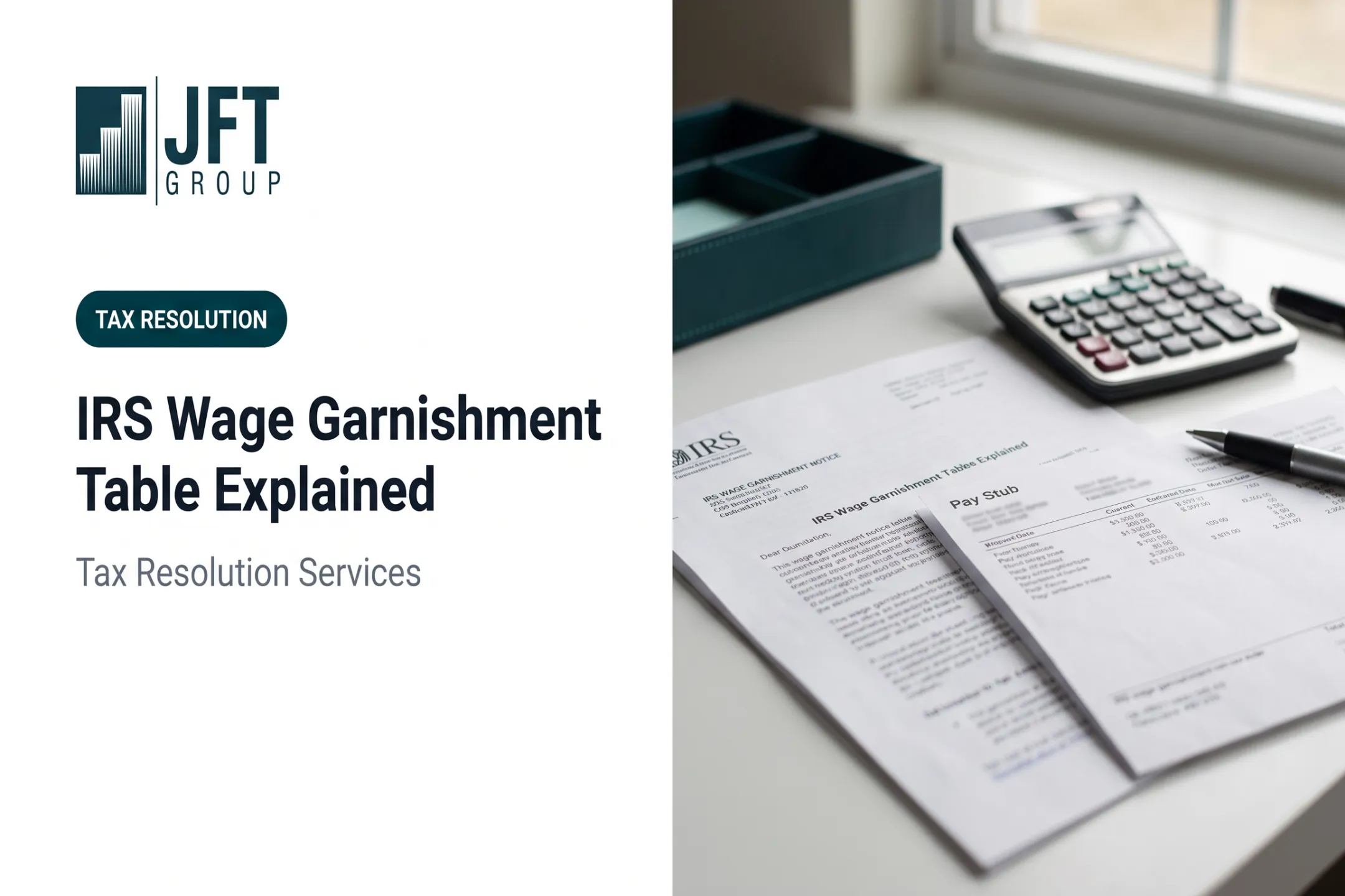 IRS Wage Garnishment Table Explained