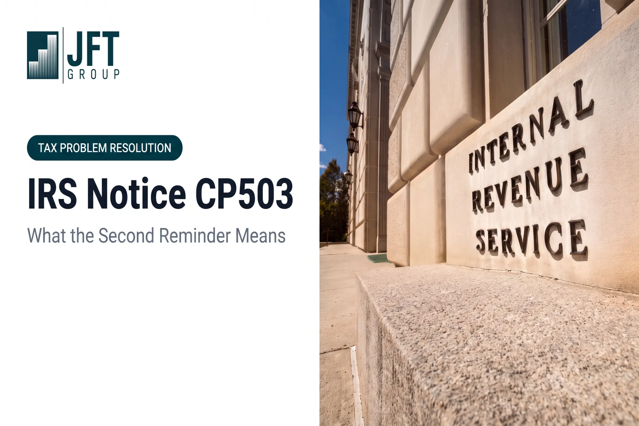 IRS Notice CP503: What the Second Reminder Means