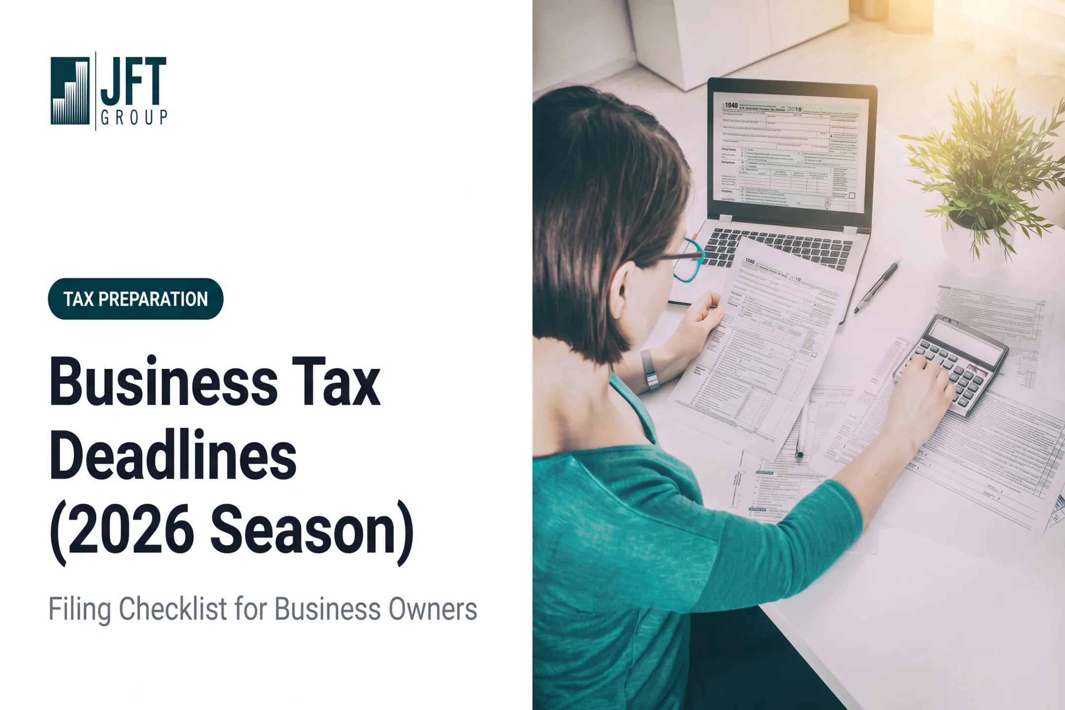 Business Tax Deadlines (2026 Season)