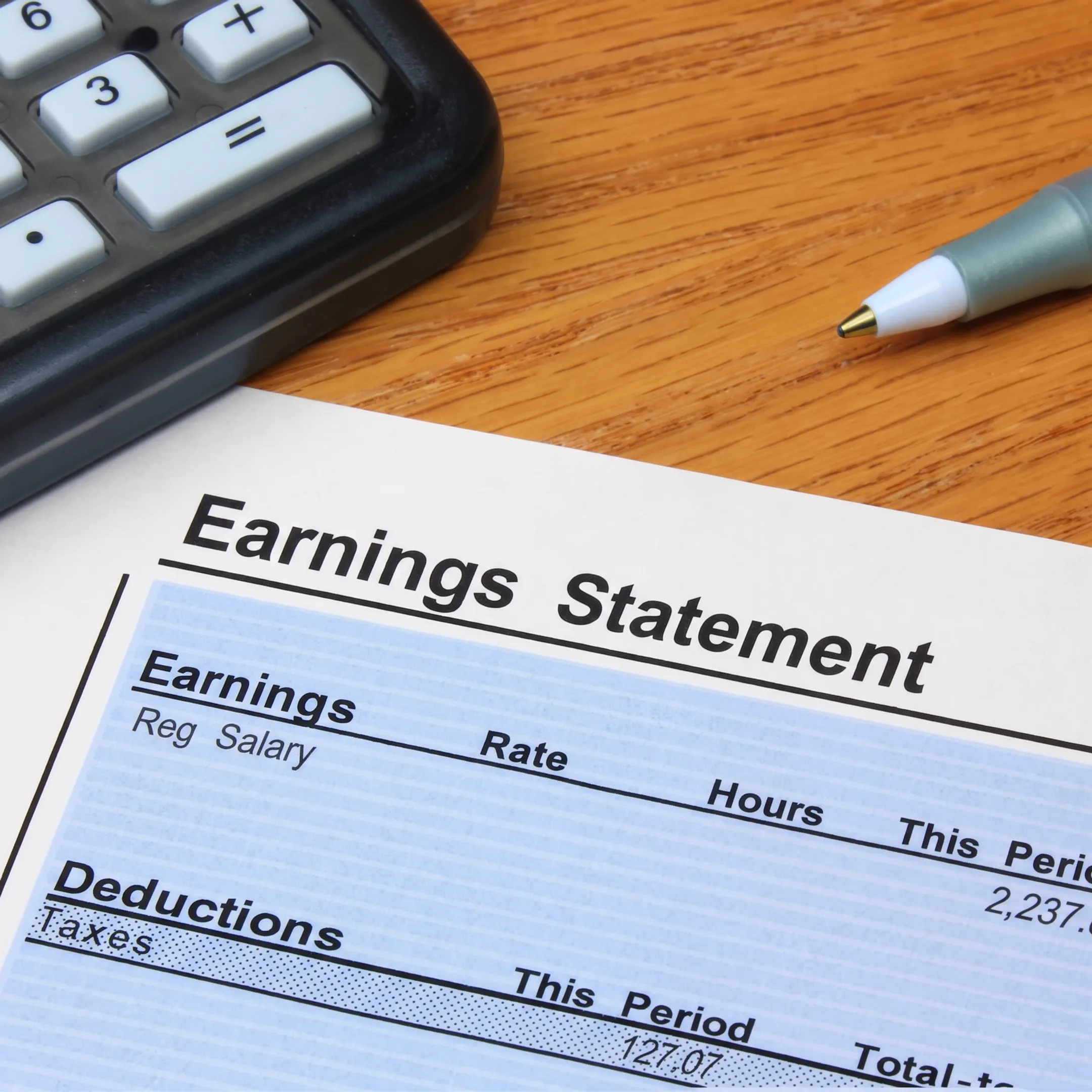 Accountant organizing tax documents for a self-employed client