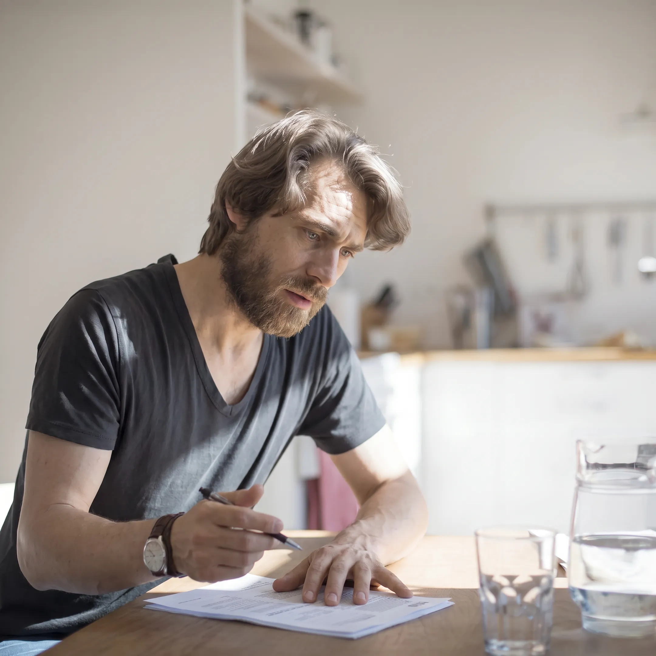 Advisor explaining IRS audit documents to a client