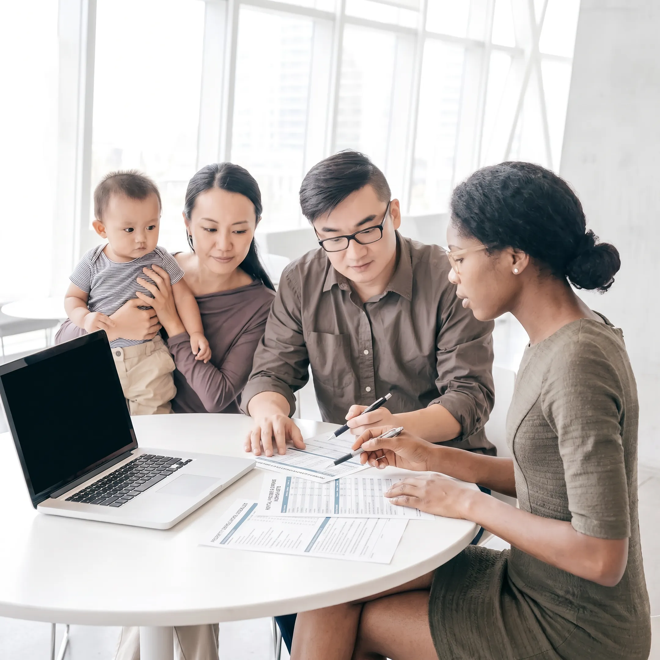 Advisor discussing rental property tax planning with a client