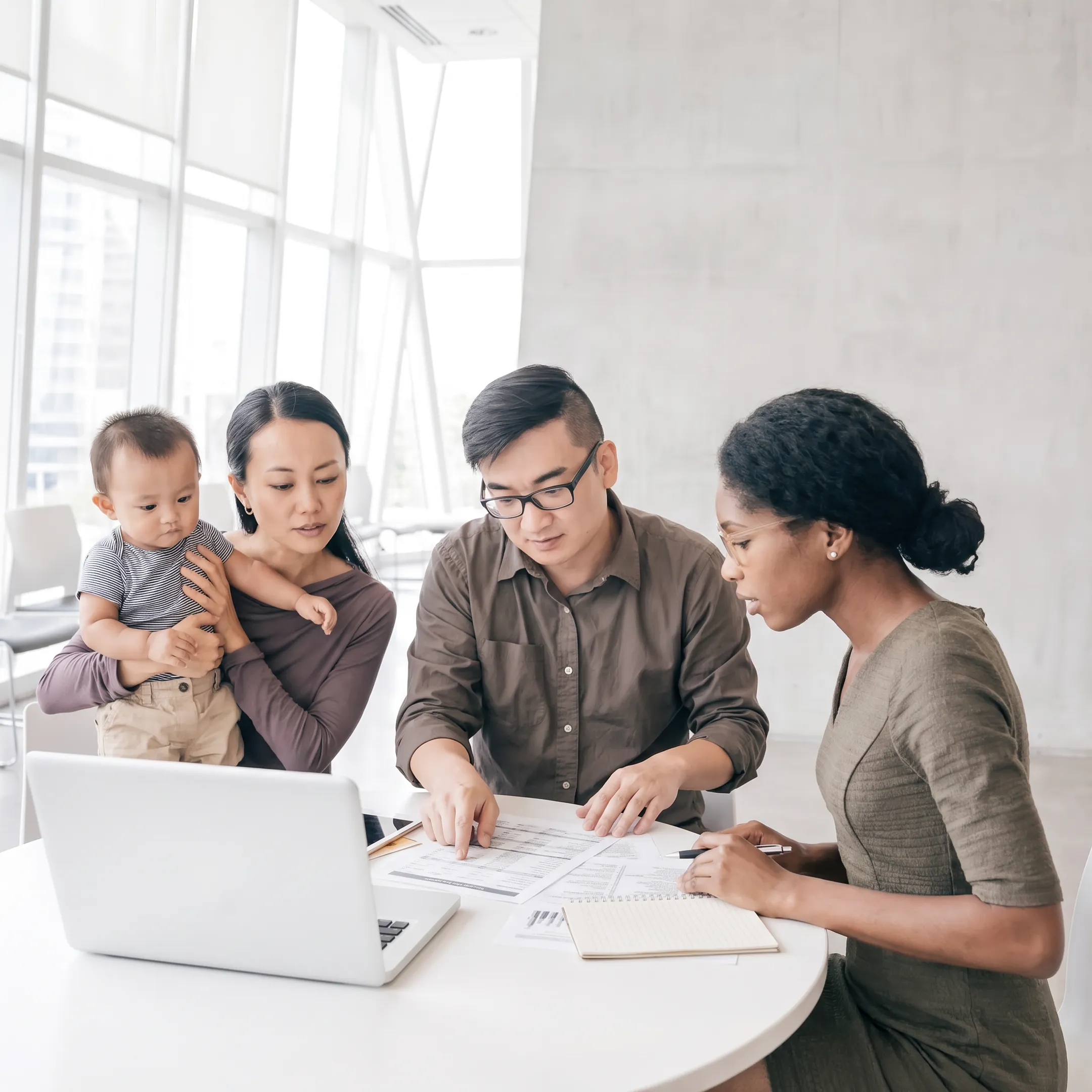 Tax advisor discussing business tax planning with a corporate owner