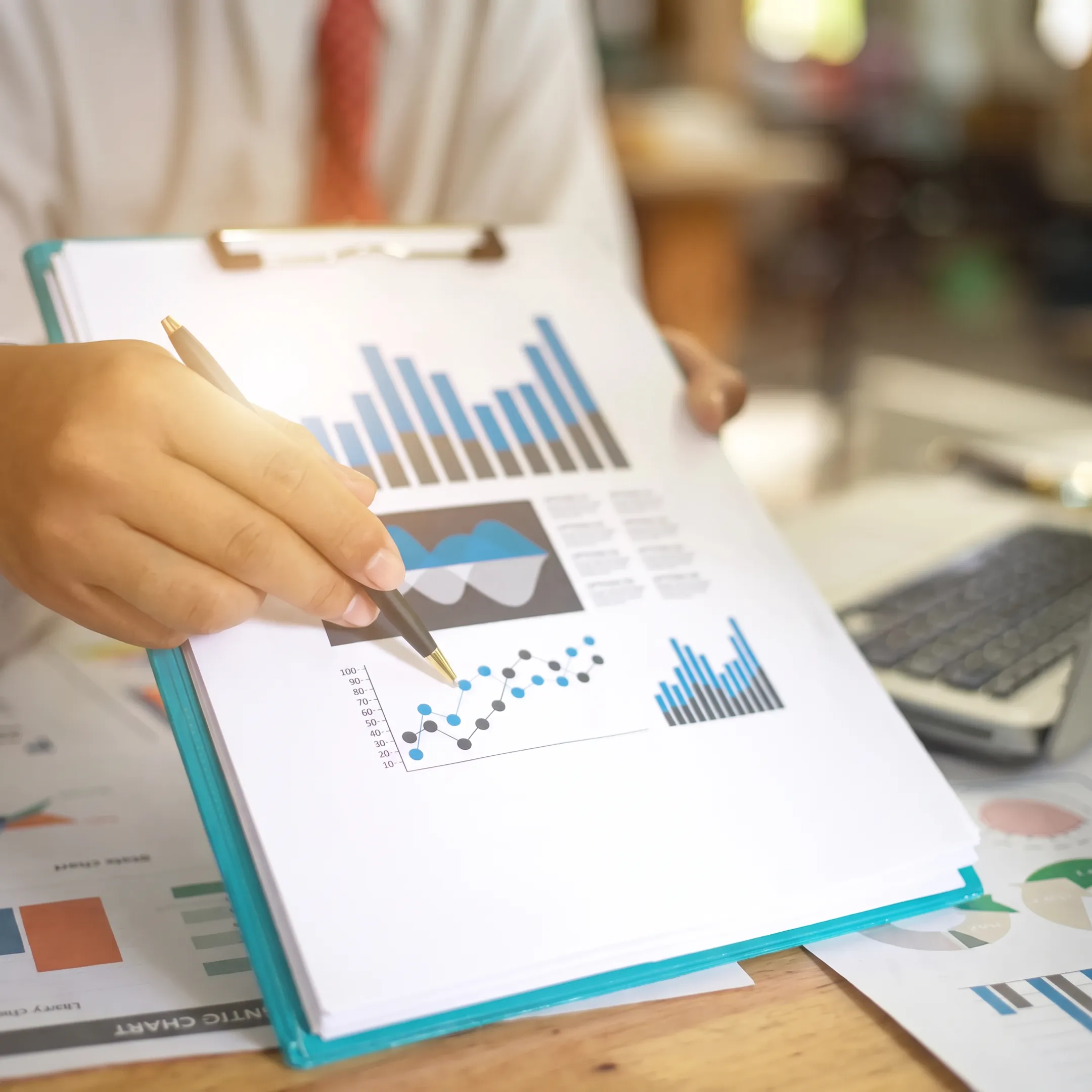Financial advisor explaining LLC conversion options to business owners