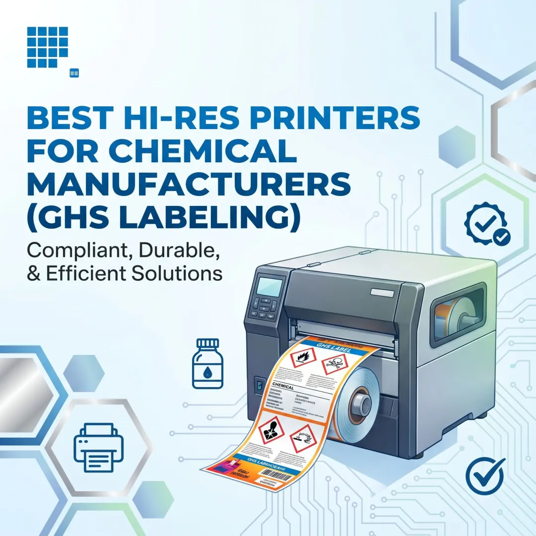 Best Hi-Res Printers for Chemical Manufacturers (GHS Labeling)
