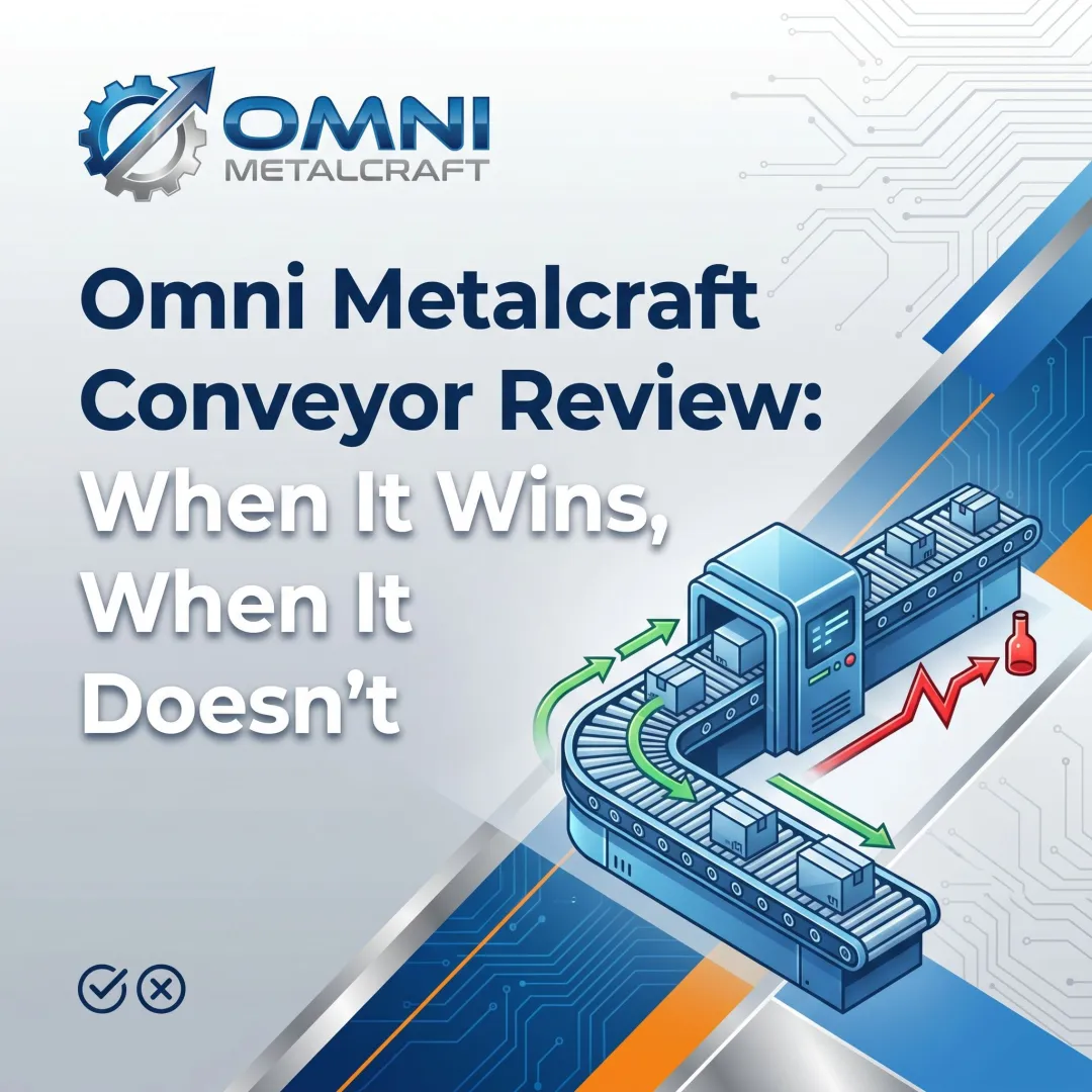 Omni Metalcraft Conveyor Review When It Wins When It Doesn't
