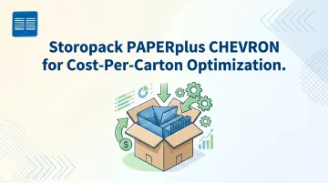 Storopack PAPERplus CHEVRON for Cost-Per-Carton Optimization