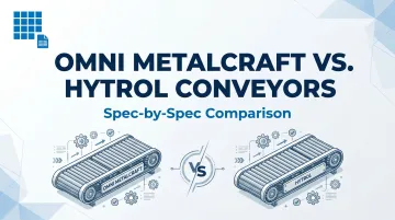 Omni Metalcraft vs. Hytrol Conveyors Spec-by-Spec Comparison