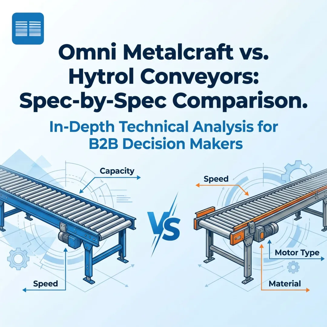Omni Metalcraft vs. Hytrol Conveyors Spec-by-Spec Comparison