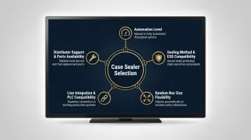 Five key selection criteria for choosing electronics manufacturing case sealers decision framework