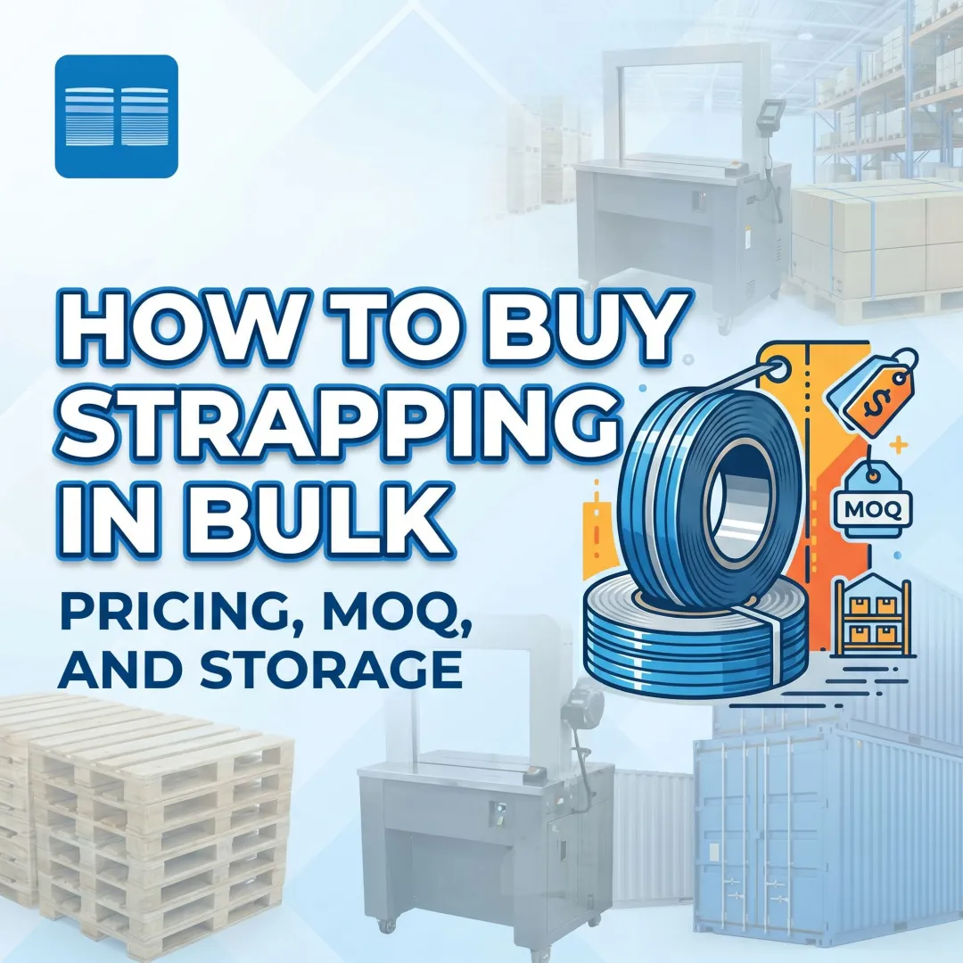 How to Buy Strapping in Bulk - Pricing MOQ and Storage