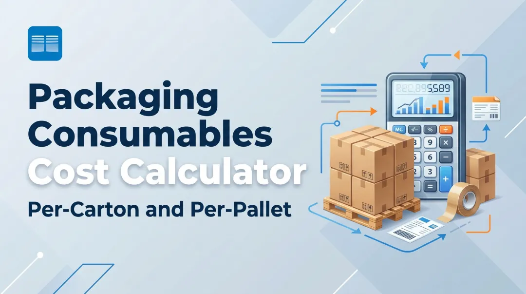 Packaging Consumables Cost Calculator - Per-Carton and Per-Pallet