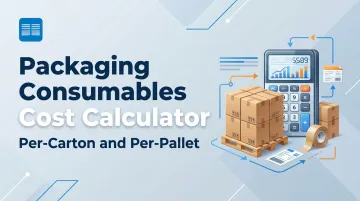 Packaging Consumables Cost Calculator - Per-Carton and Per-Pallet