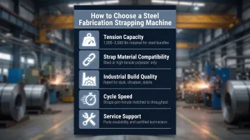 5 key selection criteria for heavy-duty steel fabrication strapping machines