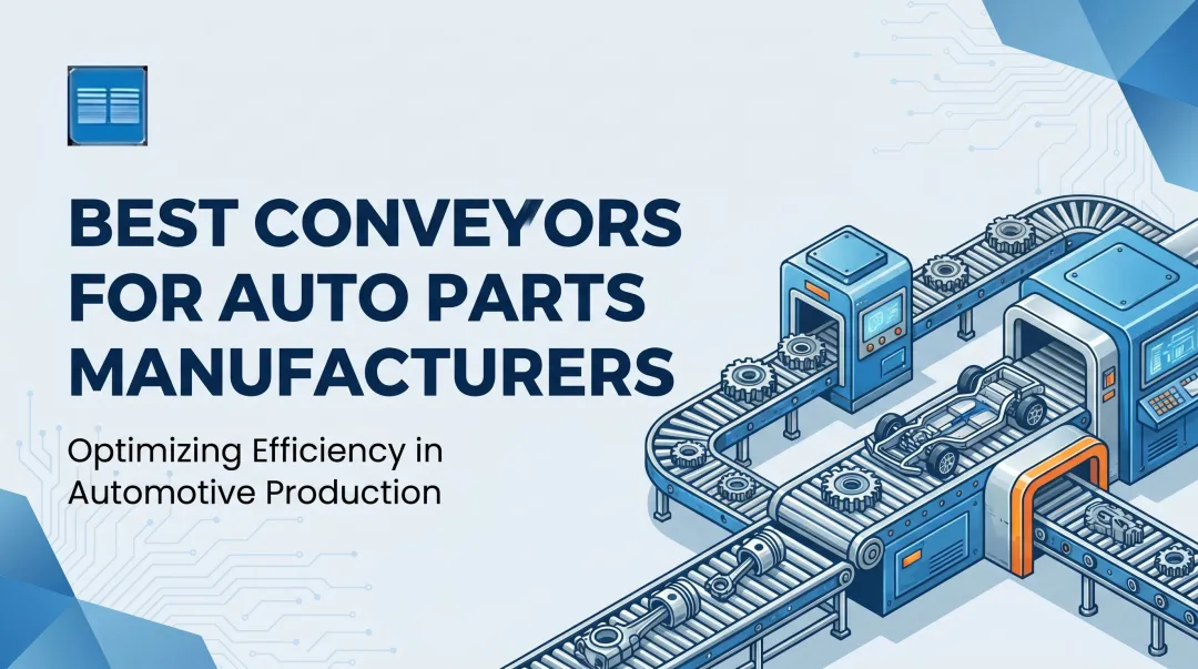 Best Conveyors for Auto Parts Manufacturers
