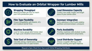 Eight-factor orbital wrapper evaluation criteria for lumber mill capital decisions