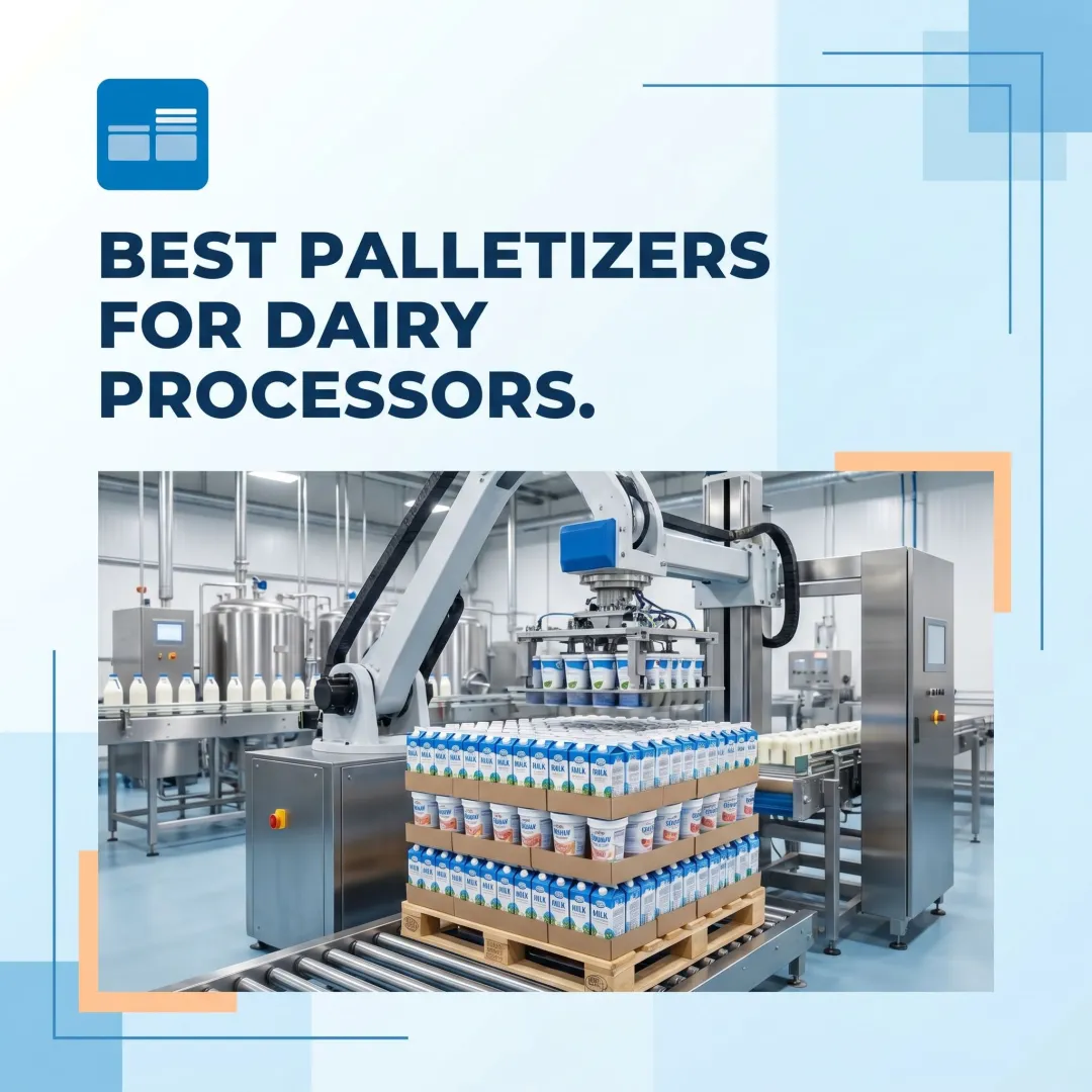 Best Palletizers for Dairy Processors
