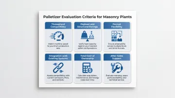 Six evaluation criteria for selecting brick block palletizer systems buying guide
