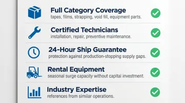 Five criteria checklist for evaluating a consolidation-ready packaging distributor