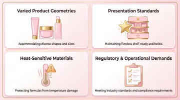 Four key cosmetic packaging challenges shrink wrap machines must address