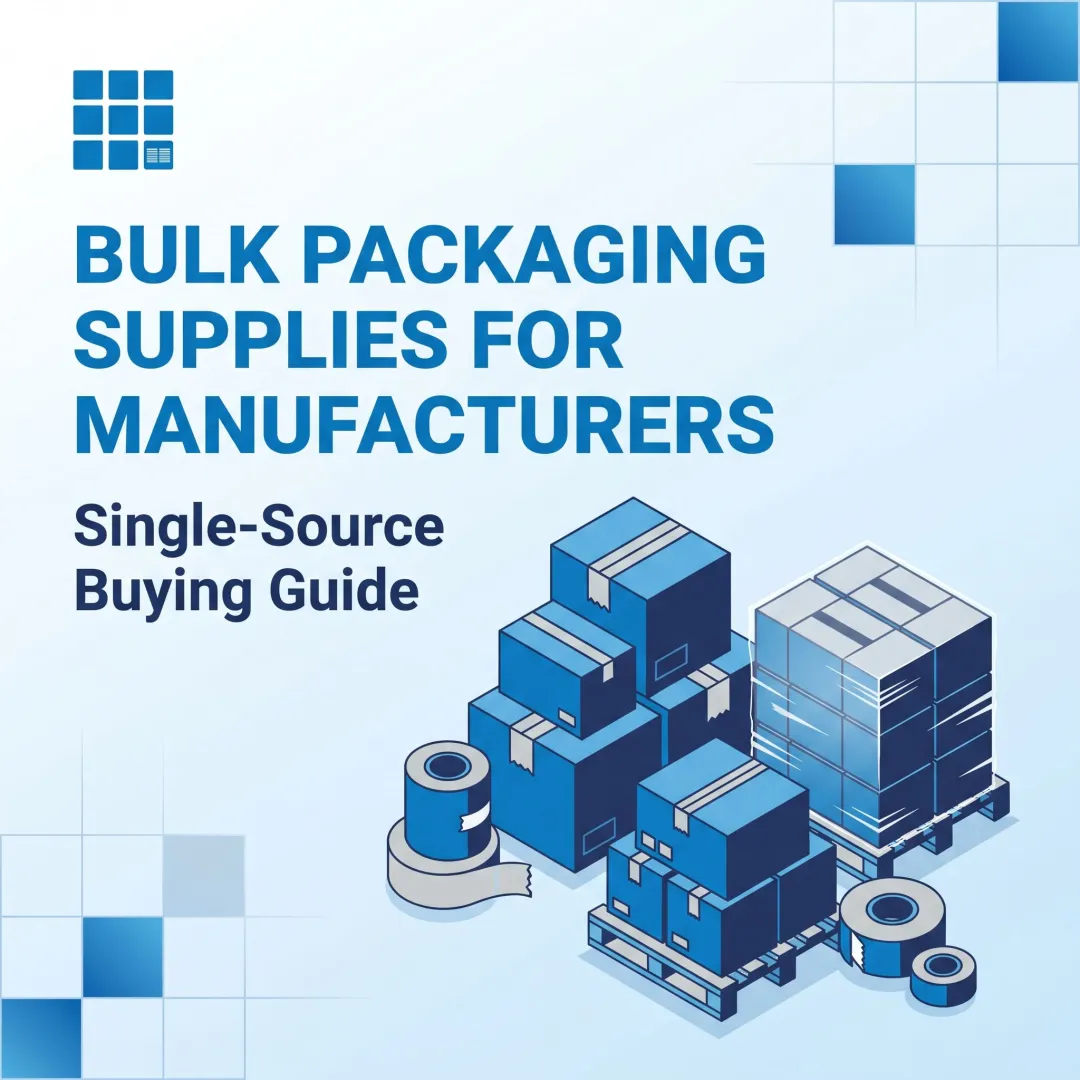 Bulk Packaging Supplies for Manufacturers - Single-Source Buying Guide