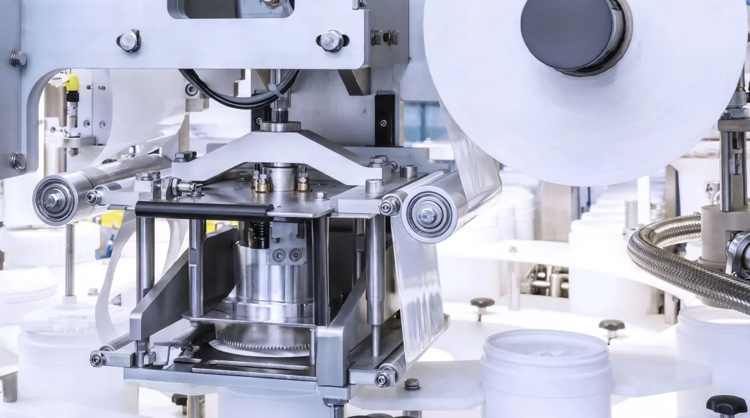 Sanitary design pharmaceutical case sealer with stainless steel washdown construction and tool-free disassembly
