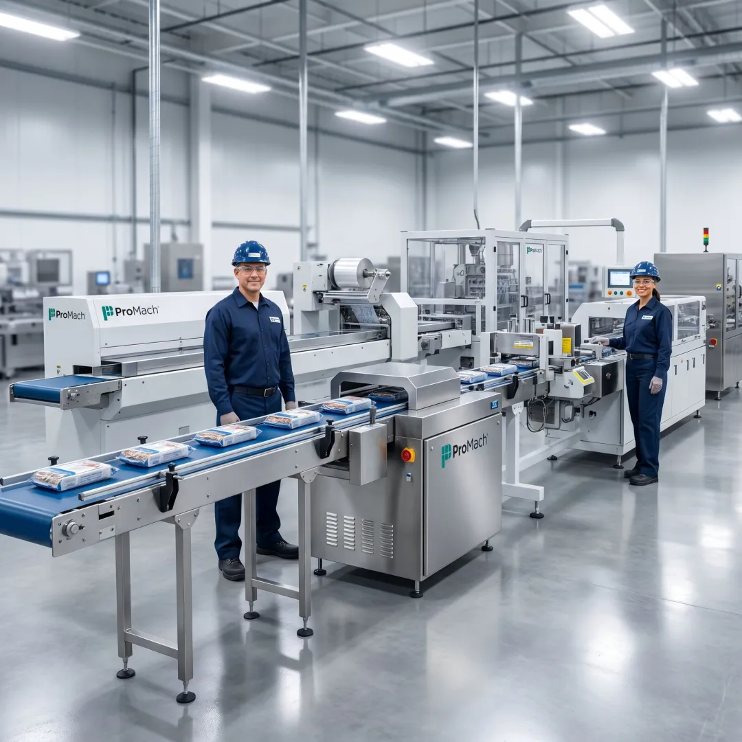 Industrial packaging equipment in a Milwaukee-area facility