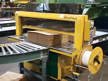 Automatic PP Strap Box Carton Strapping Machines