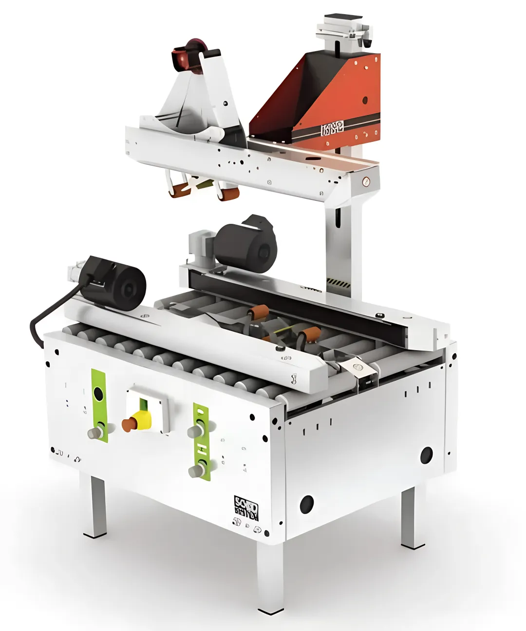 SOCO T-400 Case Sealer with Automatic Flap Closure | Wholesale Semi Automatic Carton Sealing Machines Bulk Pricing
