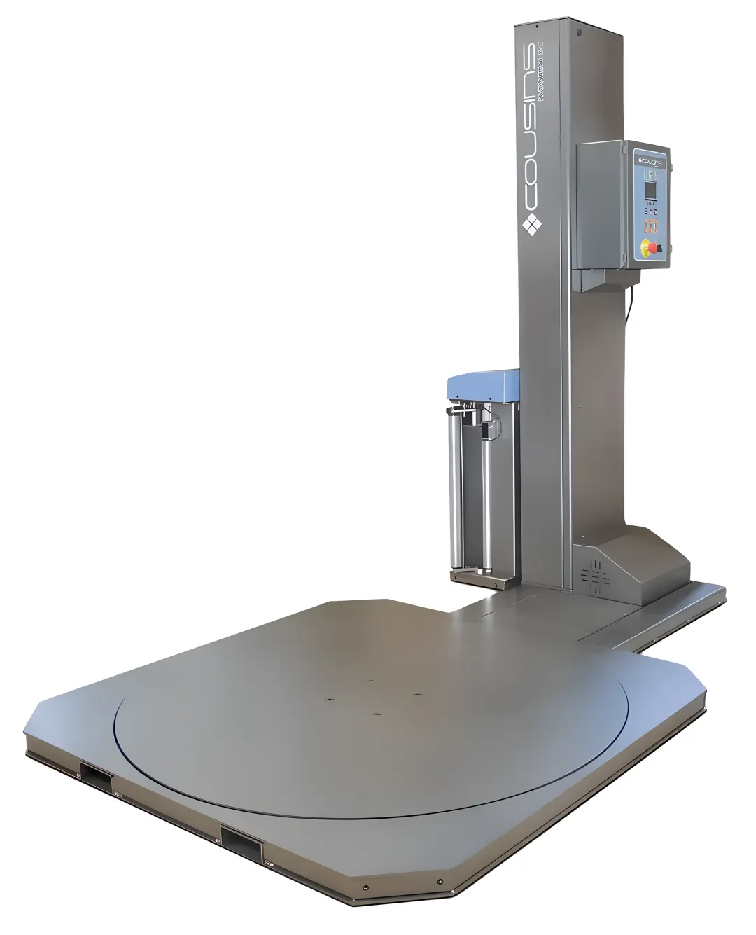 2100-SRT Low Profile Semi-Automatic Pallet Wrapper