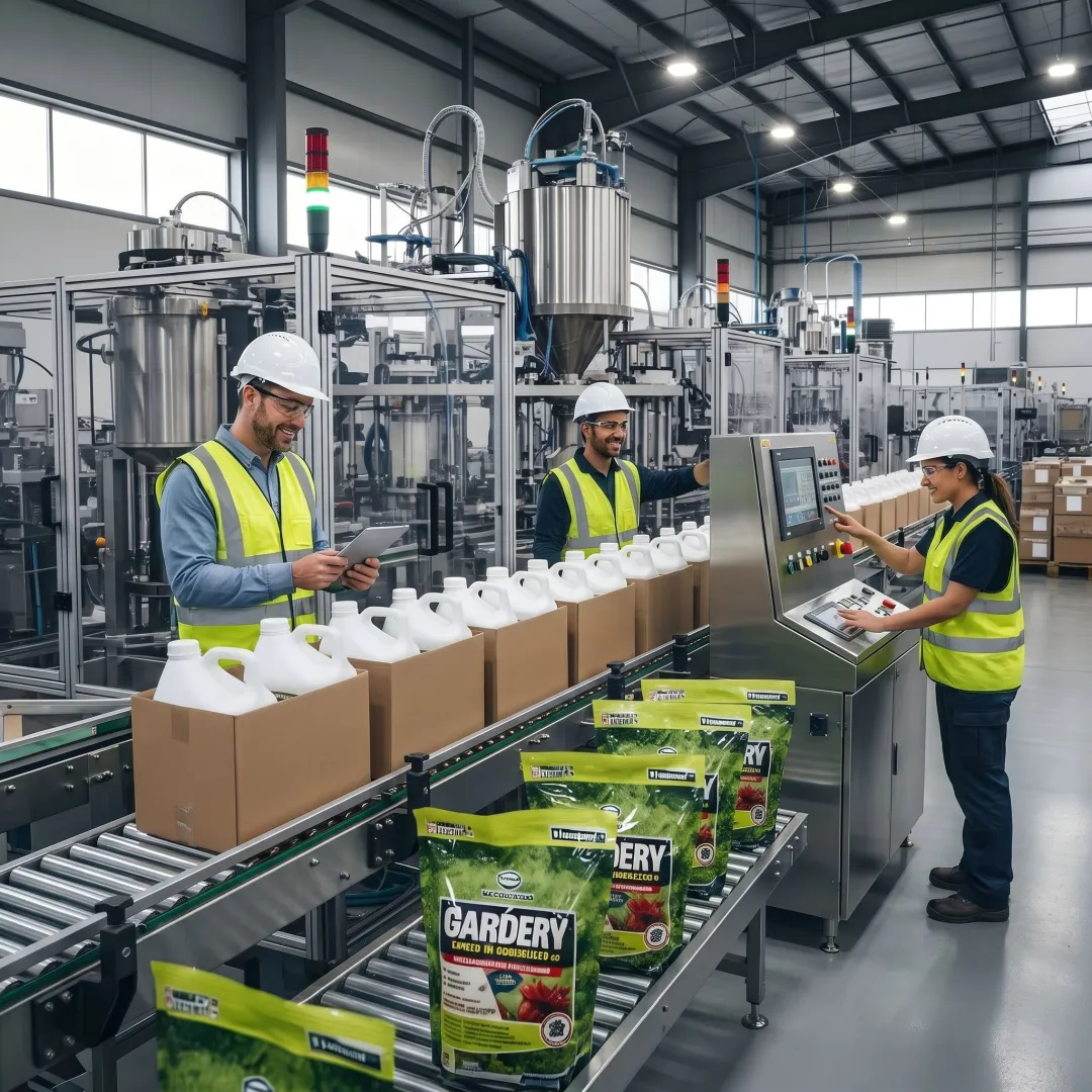 Industrial Omni Metalcraft conveyor system in a warehouse