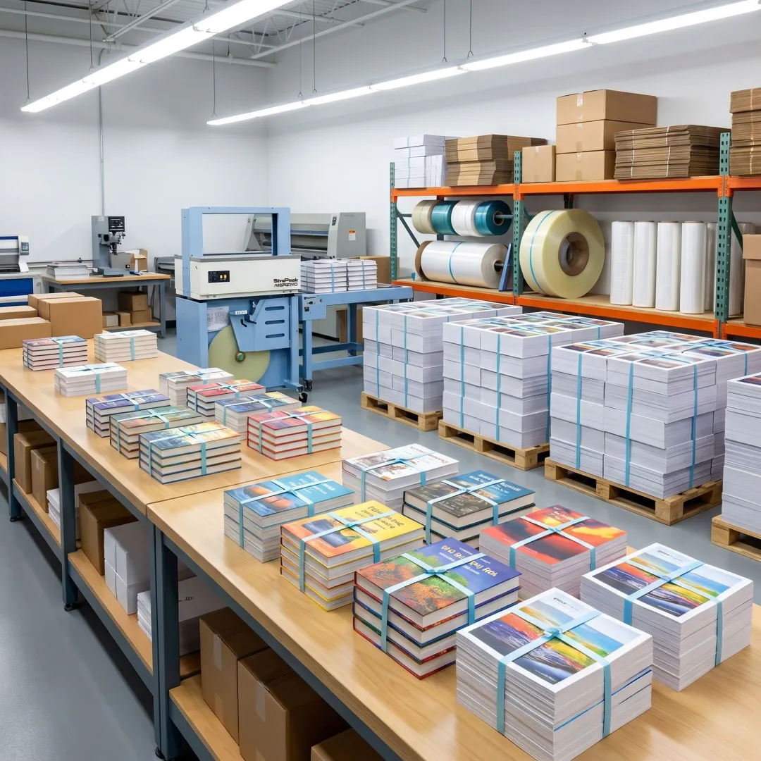 Bulk banding materials for printed products