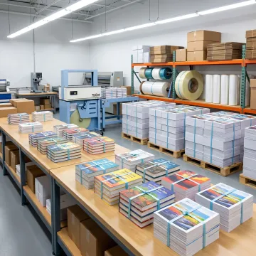 Bulk banding materials for printed products