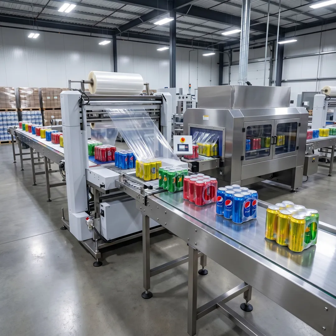 Bulk shrink film for beverage multipack bundling line
