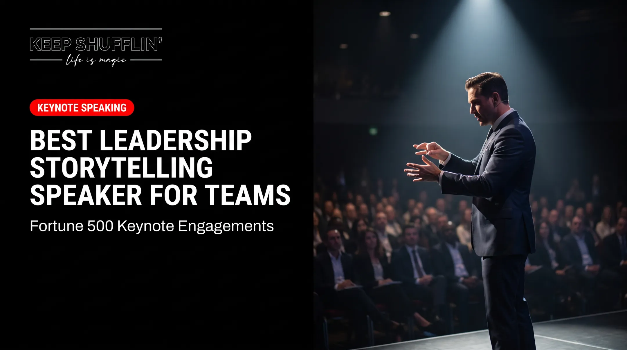 Best Leadership Storytelling Speaker for Teams