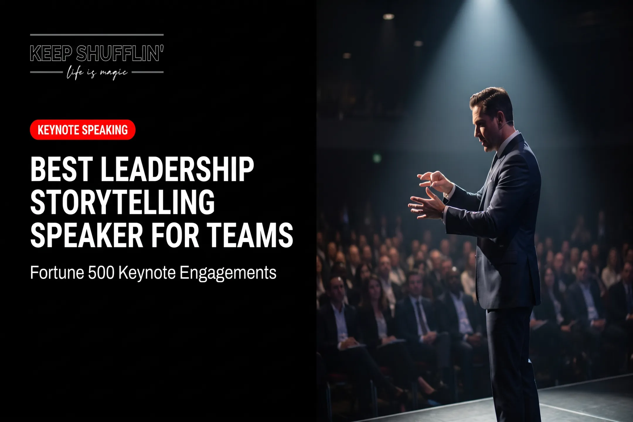 Best Leadership Storytelling Speaker for Teams