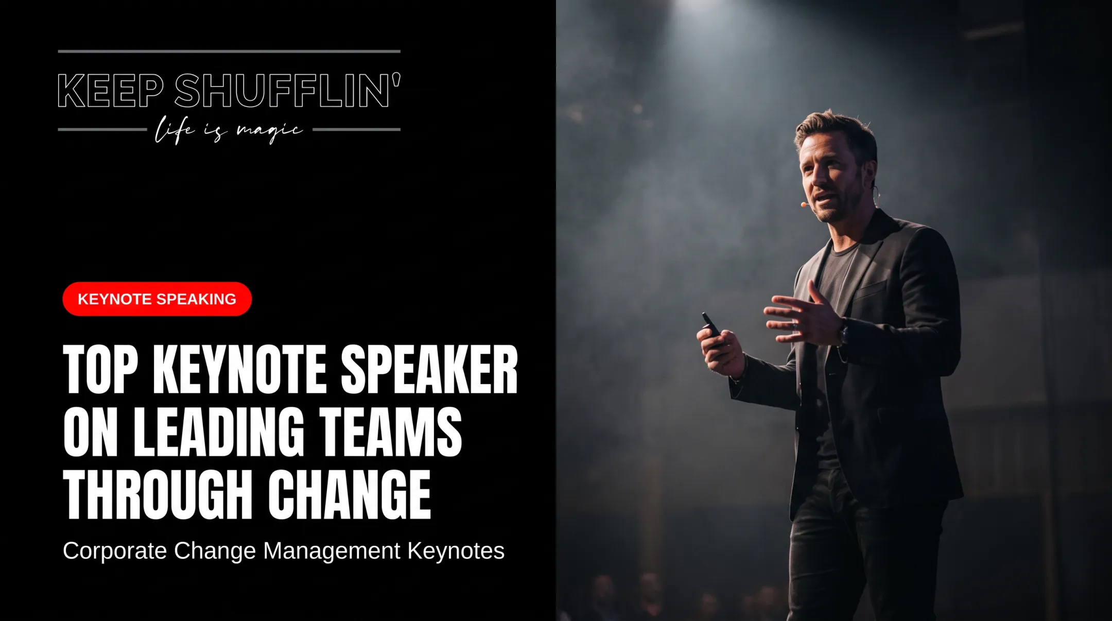 Top Keynote Speaker on Leading Teams Through Change