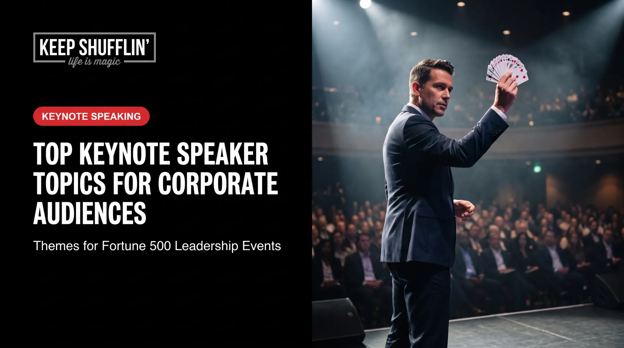Top Keynote Speaker Topics for Corporate Audiences