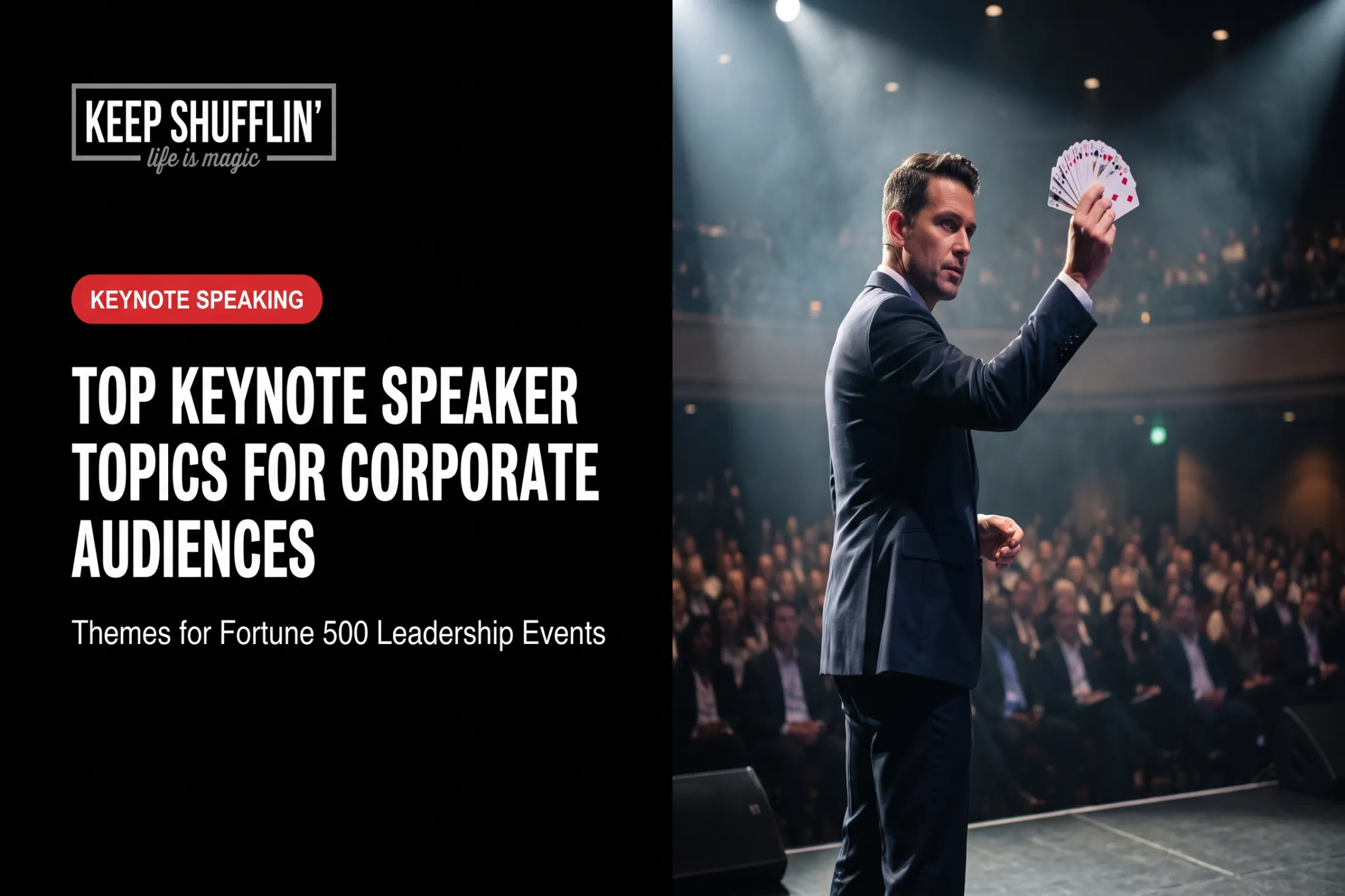 Top Keynote Speaker Topics for Corporate Audiences