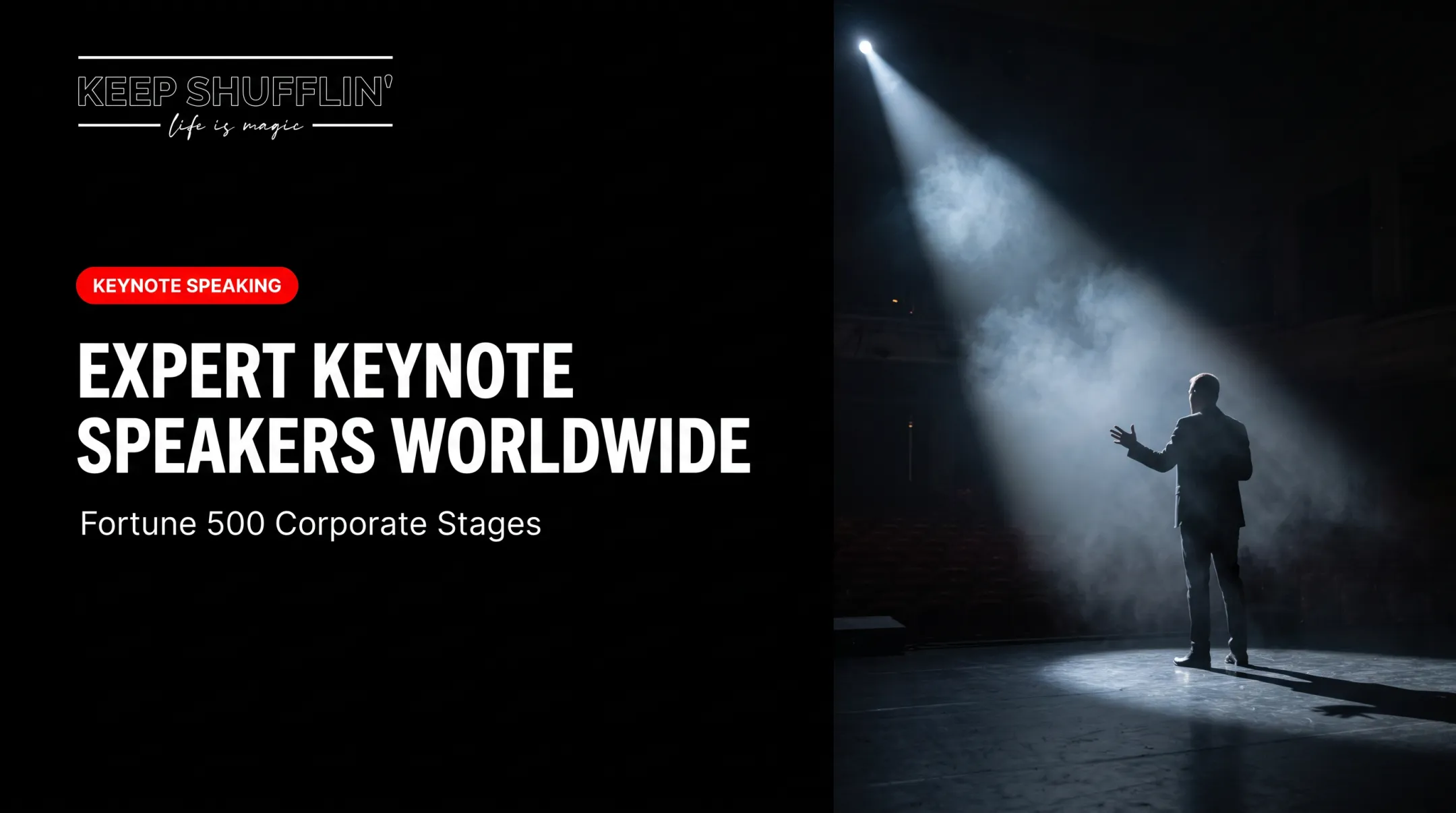Expert Keynote Speakers Worldwide