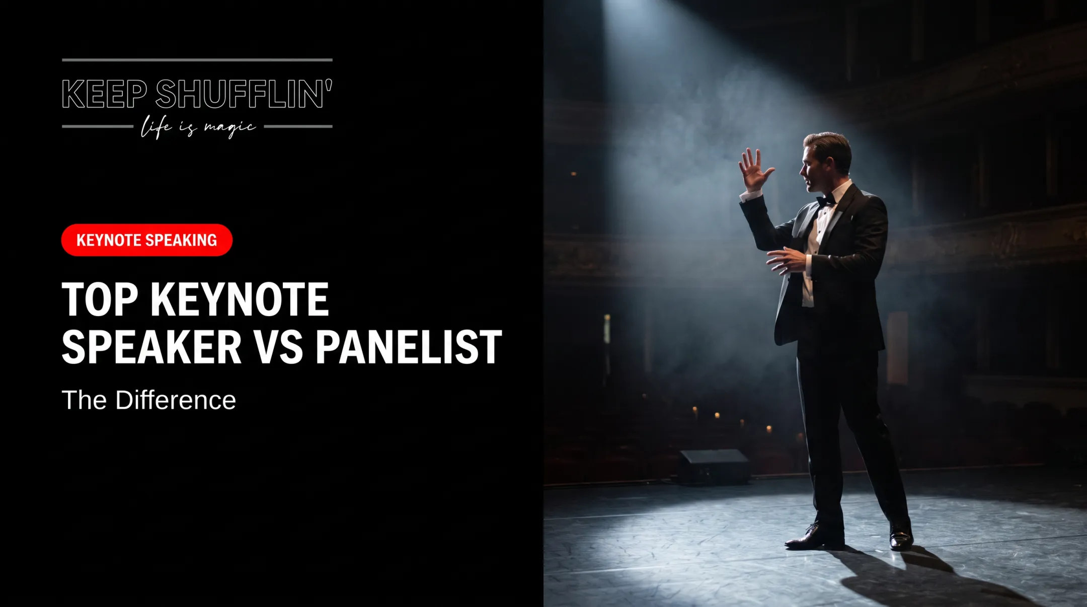 Top Keynote Speaker vs Panelist: The Difference
