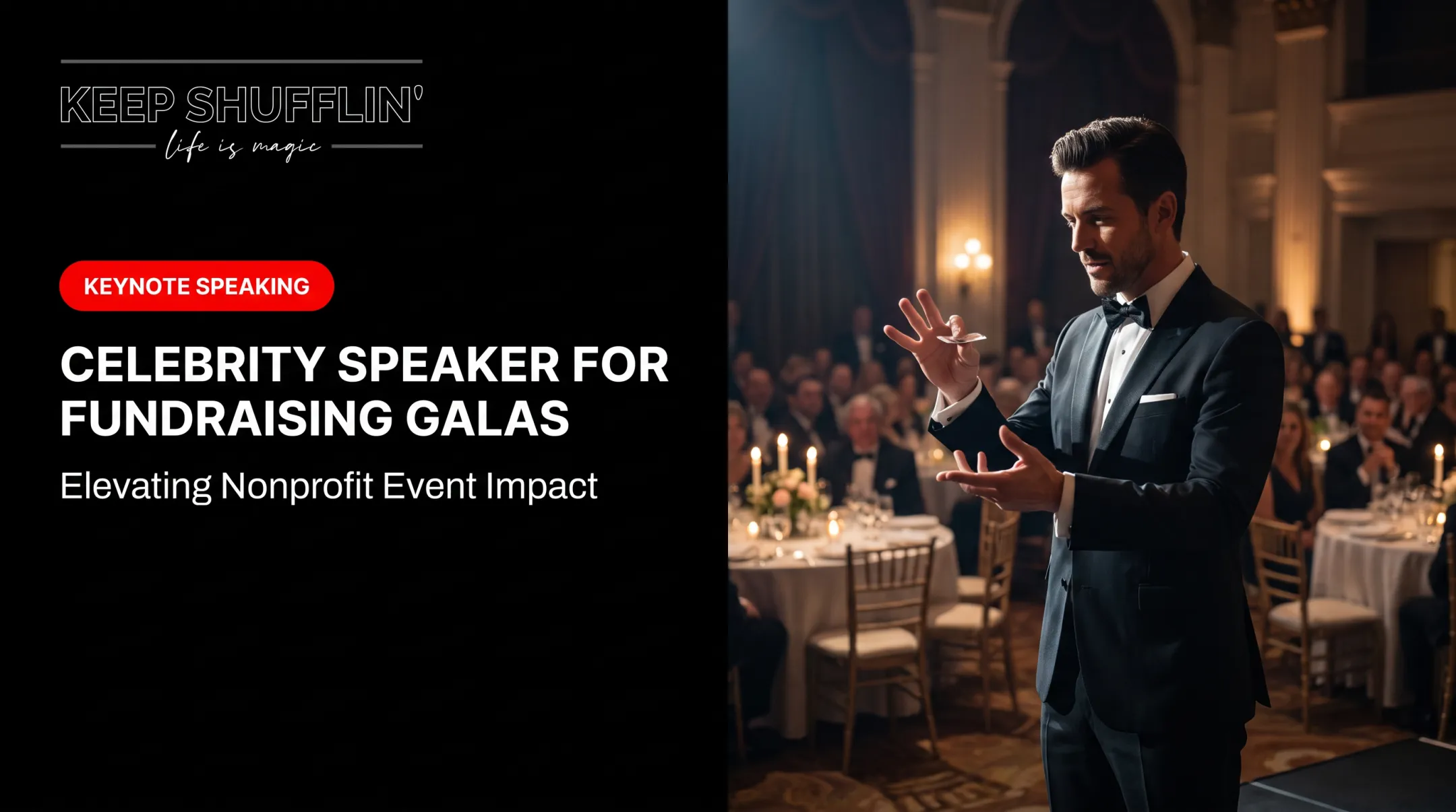 Celebrity Speaker for Fundraising Galas