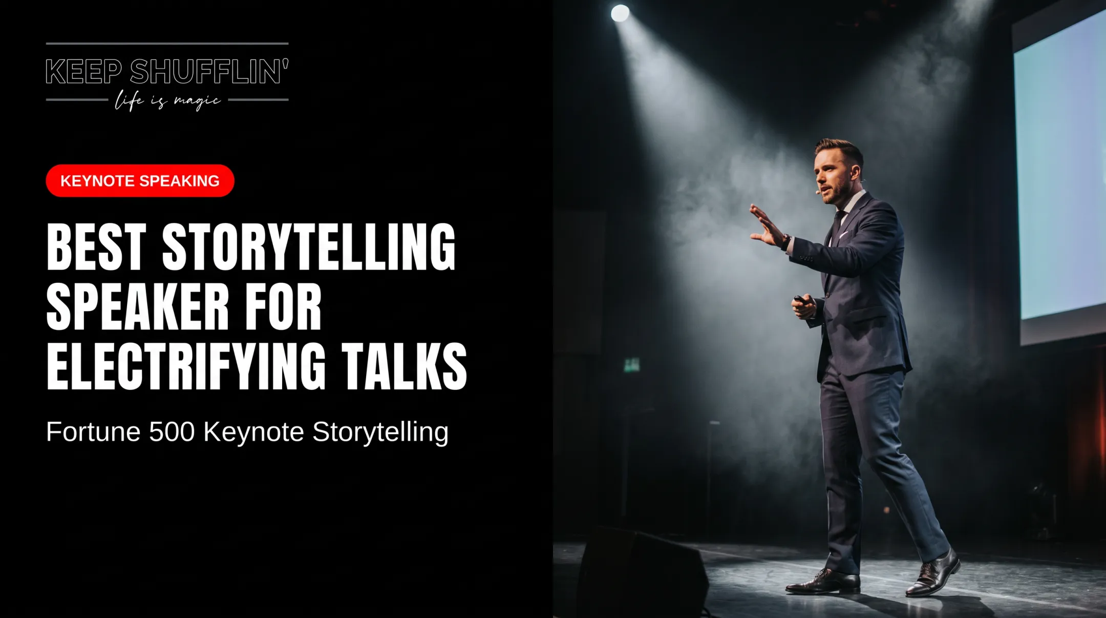 Best Storytelling Speaker for Electrifying Talks