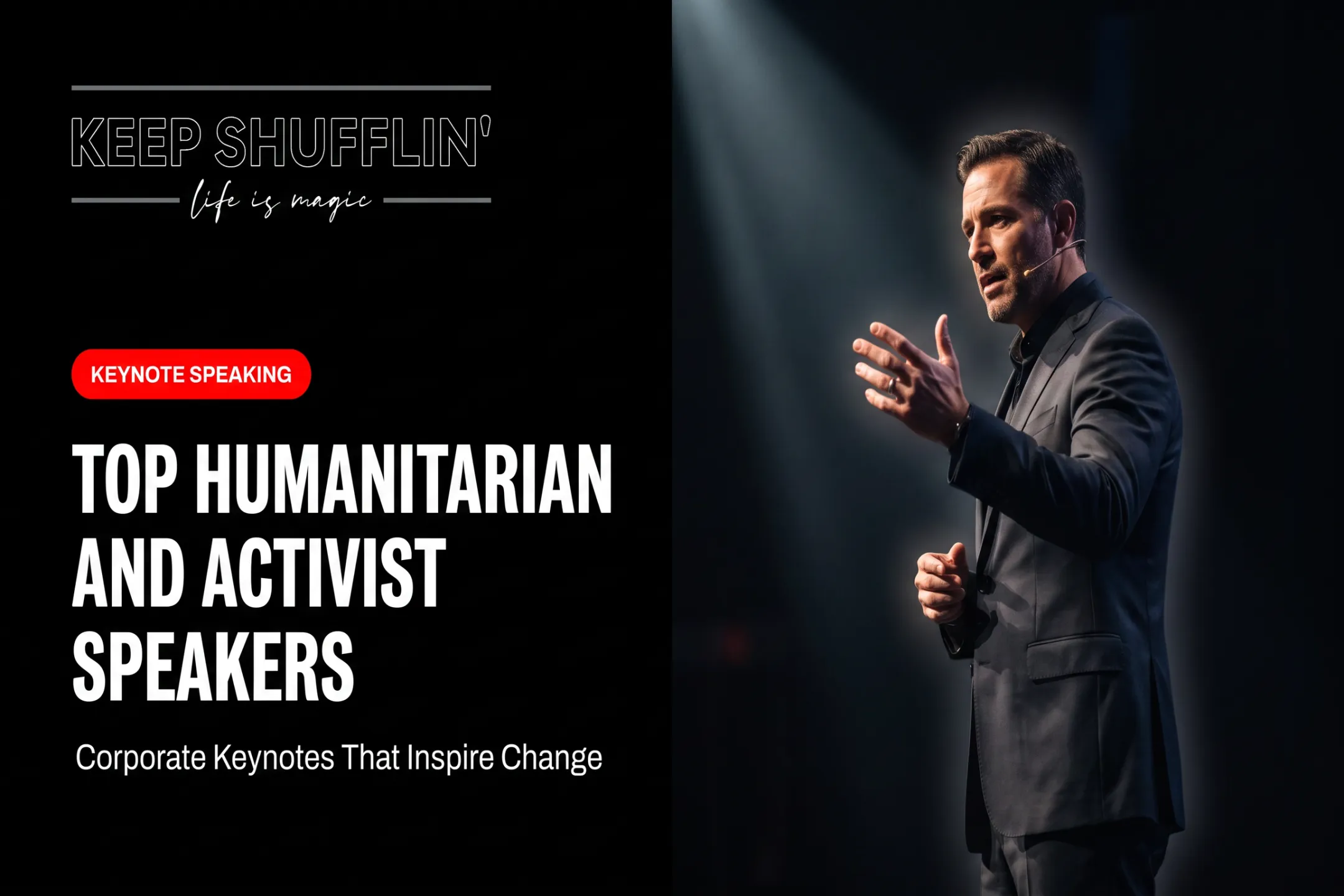 Top Humanitarian and Activist Speakers