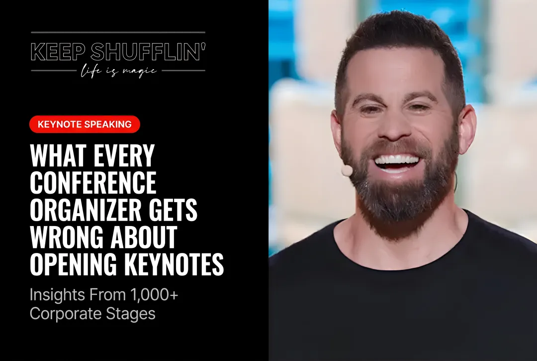 What Every Conference Organizer Gets Wrong About Opening Keynotes